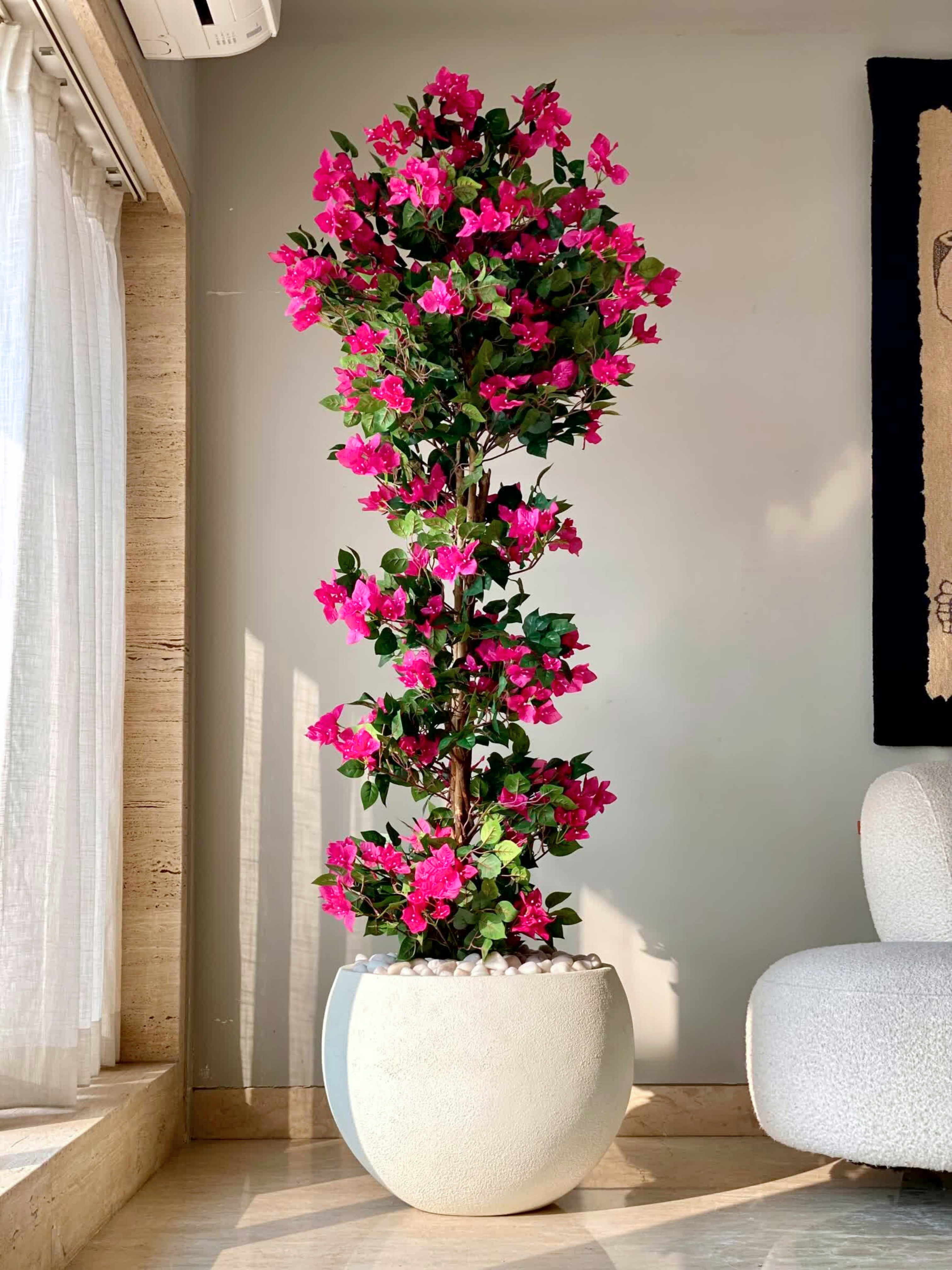 Artificial Veil Bougainvillea Plant - 6 Feet