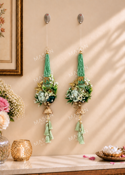 Festive Bead &amp; Bloom Shubh Labh - Set of 2