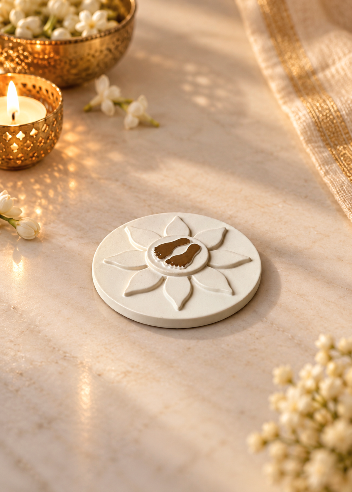 Sacred Petal Paduka