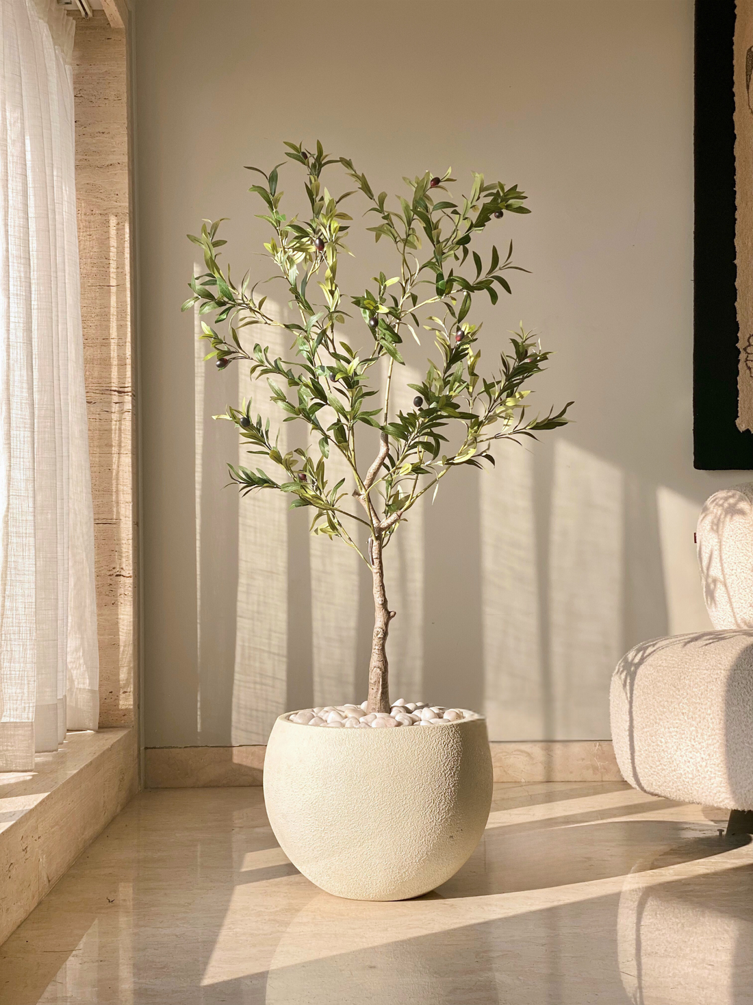 Artificial Infinite Olive Plant - 4 Feet