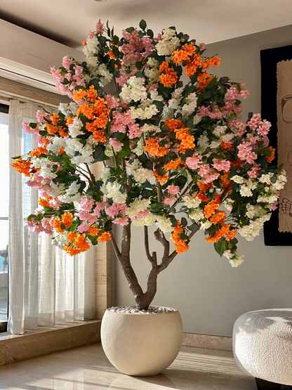 Artificial Radiant Blossom Plant - 8 Feet
