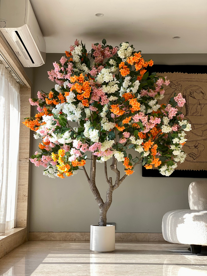 Artificial Radiant Blossom Plant - 8 Feet