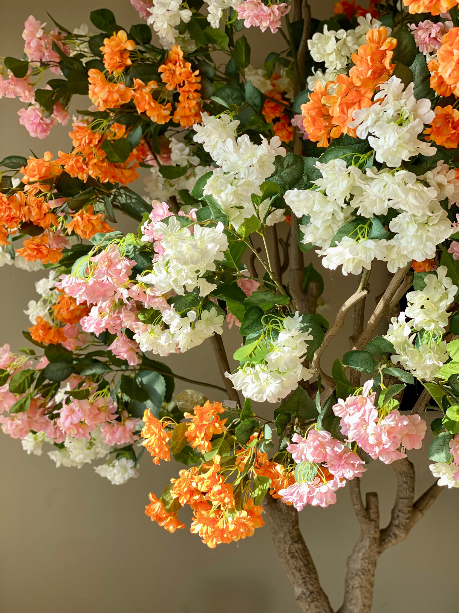 Artificial Radiant Blossom Plant - 8 Feet