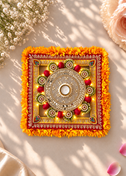 Festive Kundan Kamal Matt