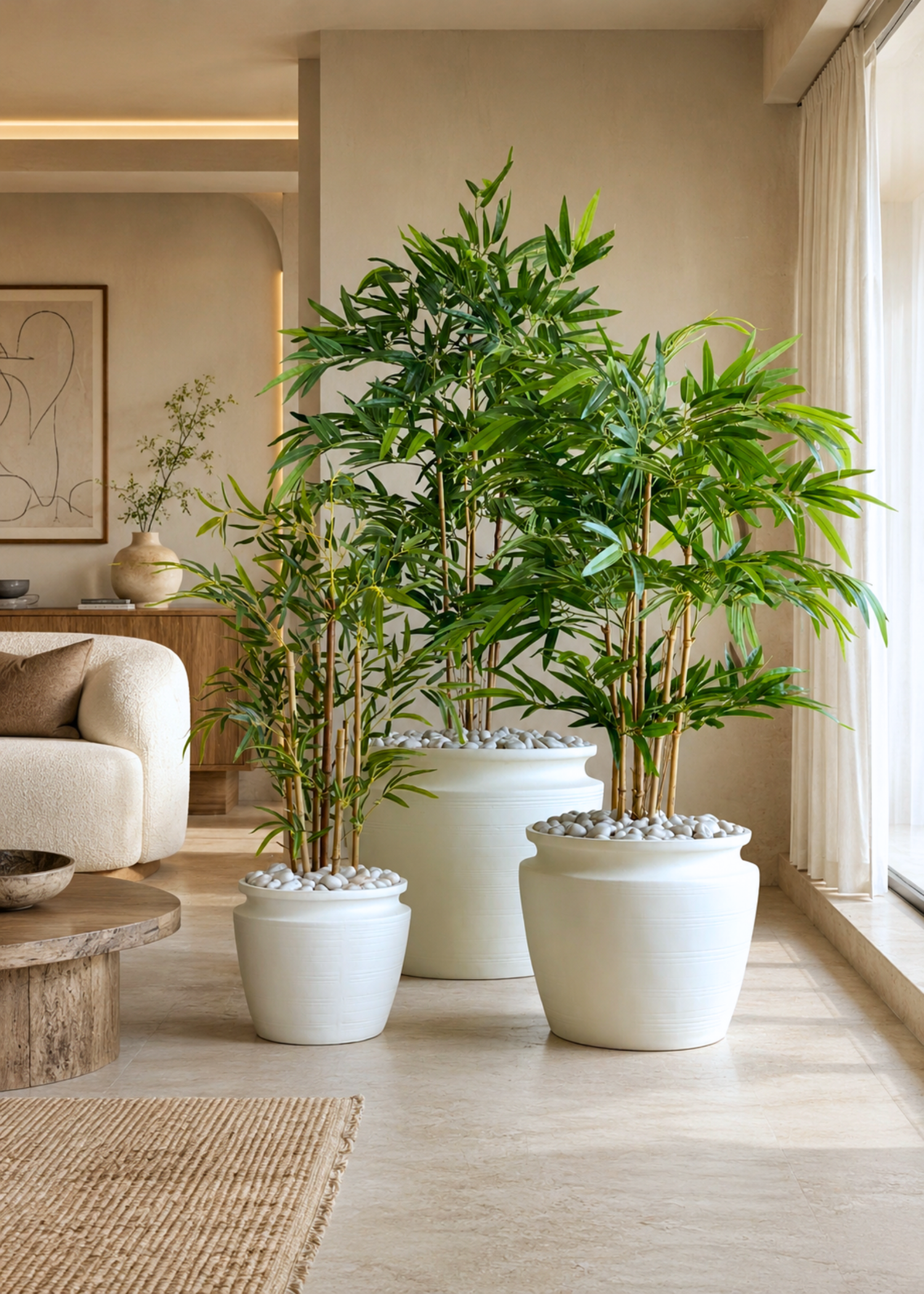 Morrow Planters - Ivory