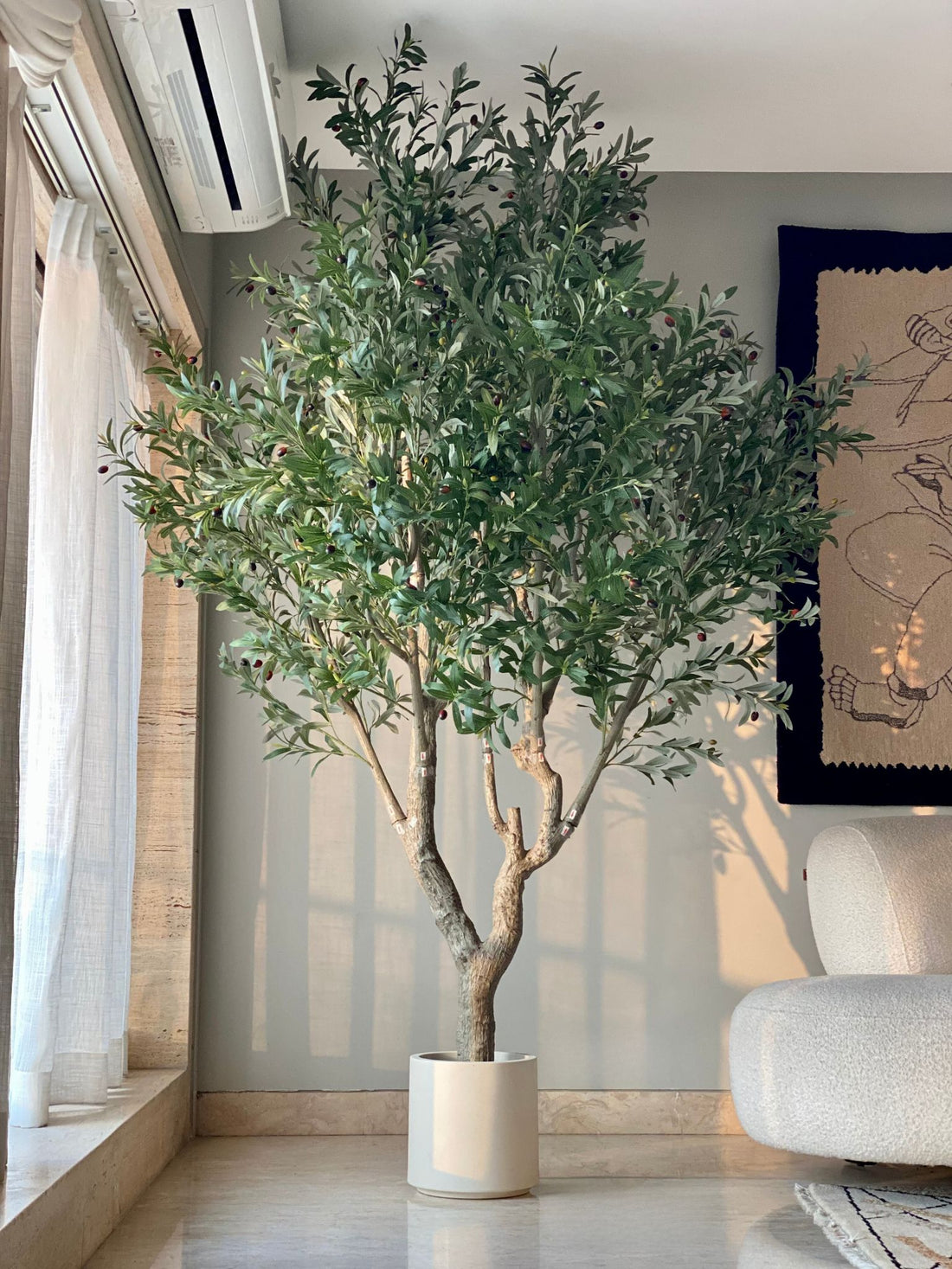 Artificial Olive Allure Plant -  8 Feet