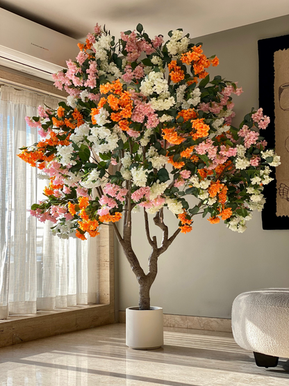 Artificial Radiant Blossom Plant - 8 Feet