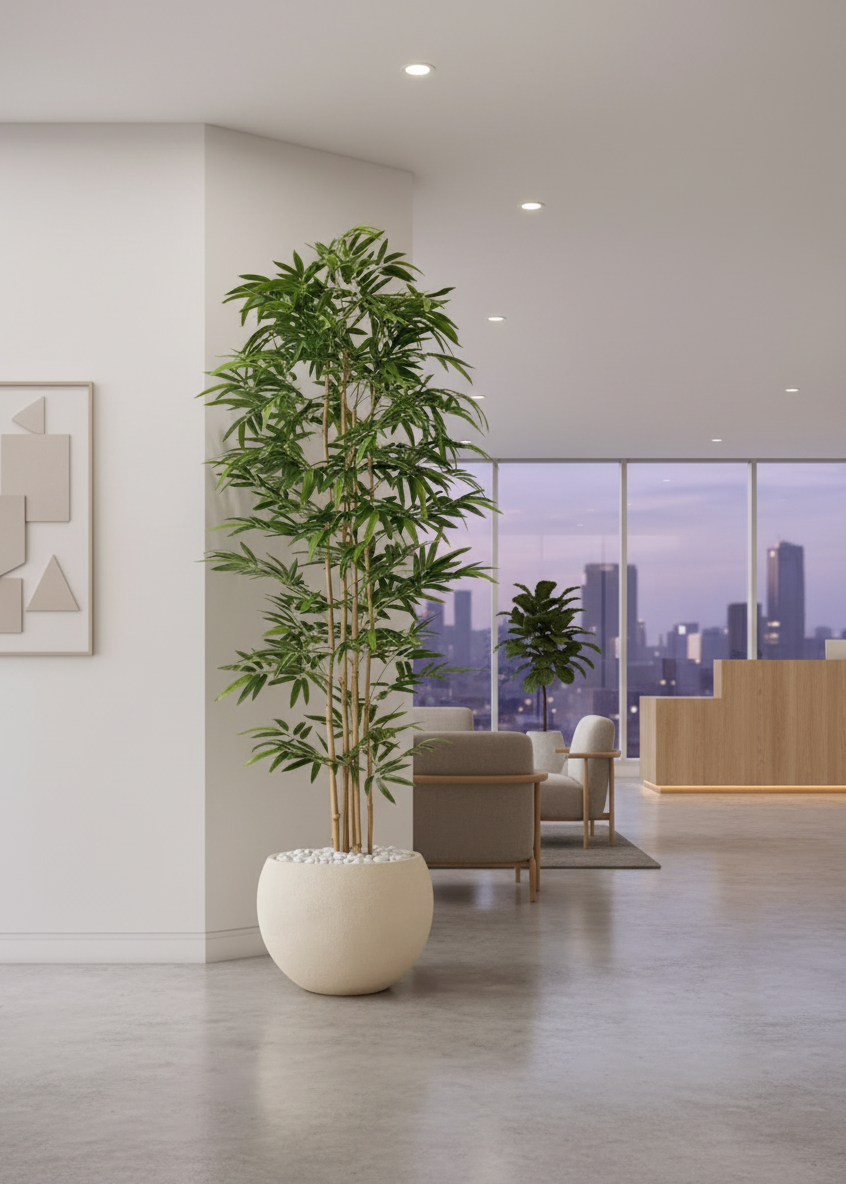 Artificial Bamboo Bliss Plant - 8 Feet