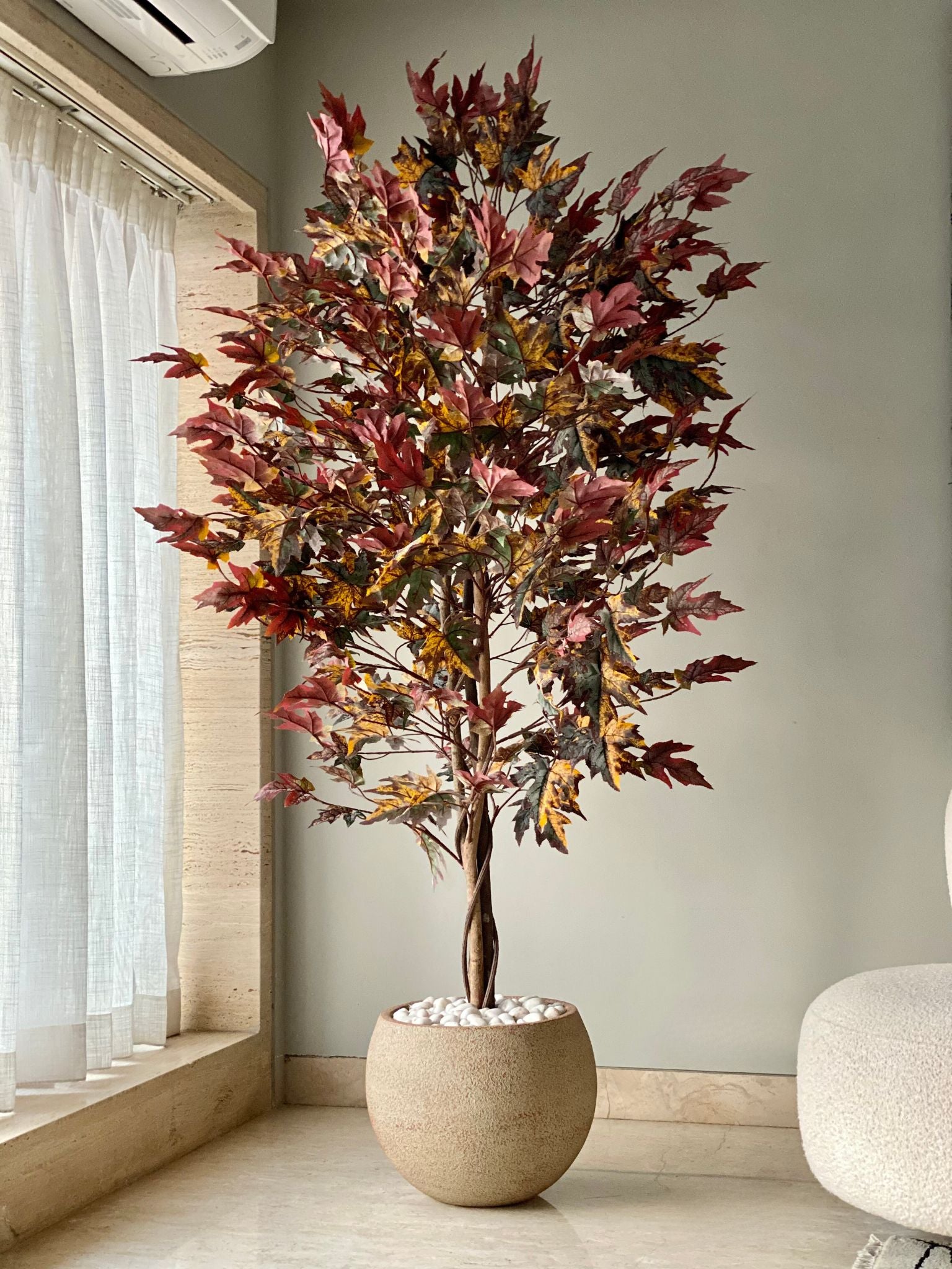 Artificial Rustic Maple Plant -  6.5 Feet