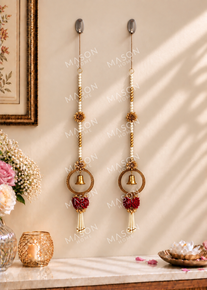Festive Mangalrekha Hangings - Set of 2