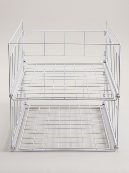 Wardrobe Stackable Rack  (2 -Tier)