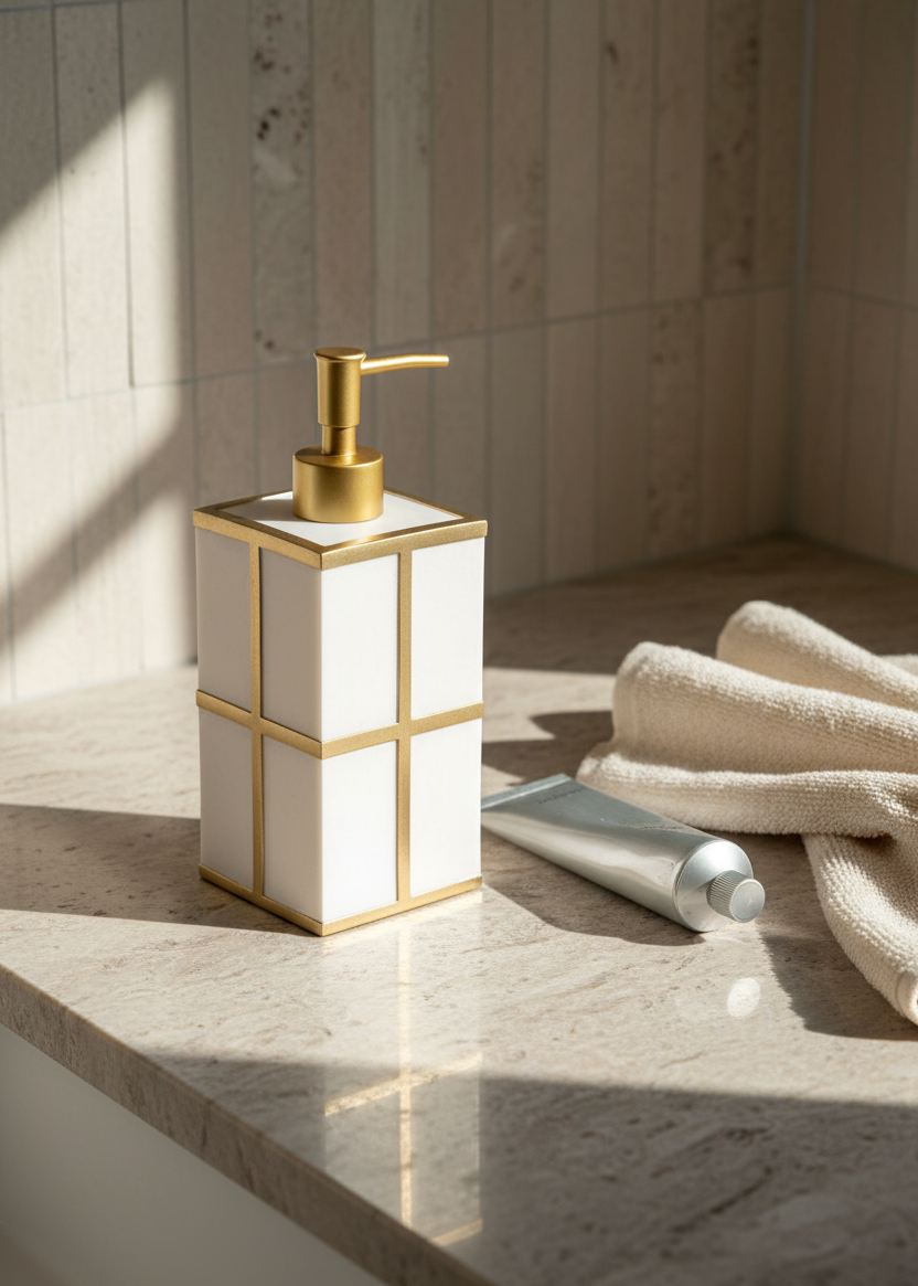 Axia Bathroom Dispenser - Ivory