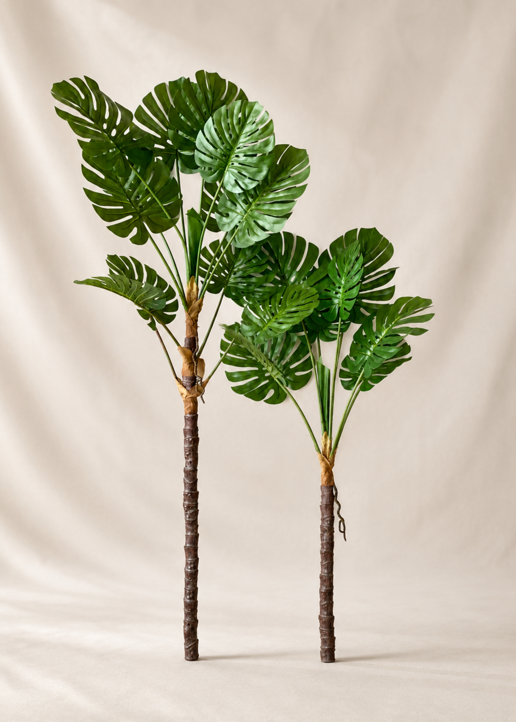 Artificial Dual Monstera Plant - 4 Feet