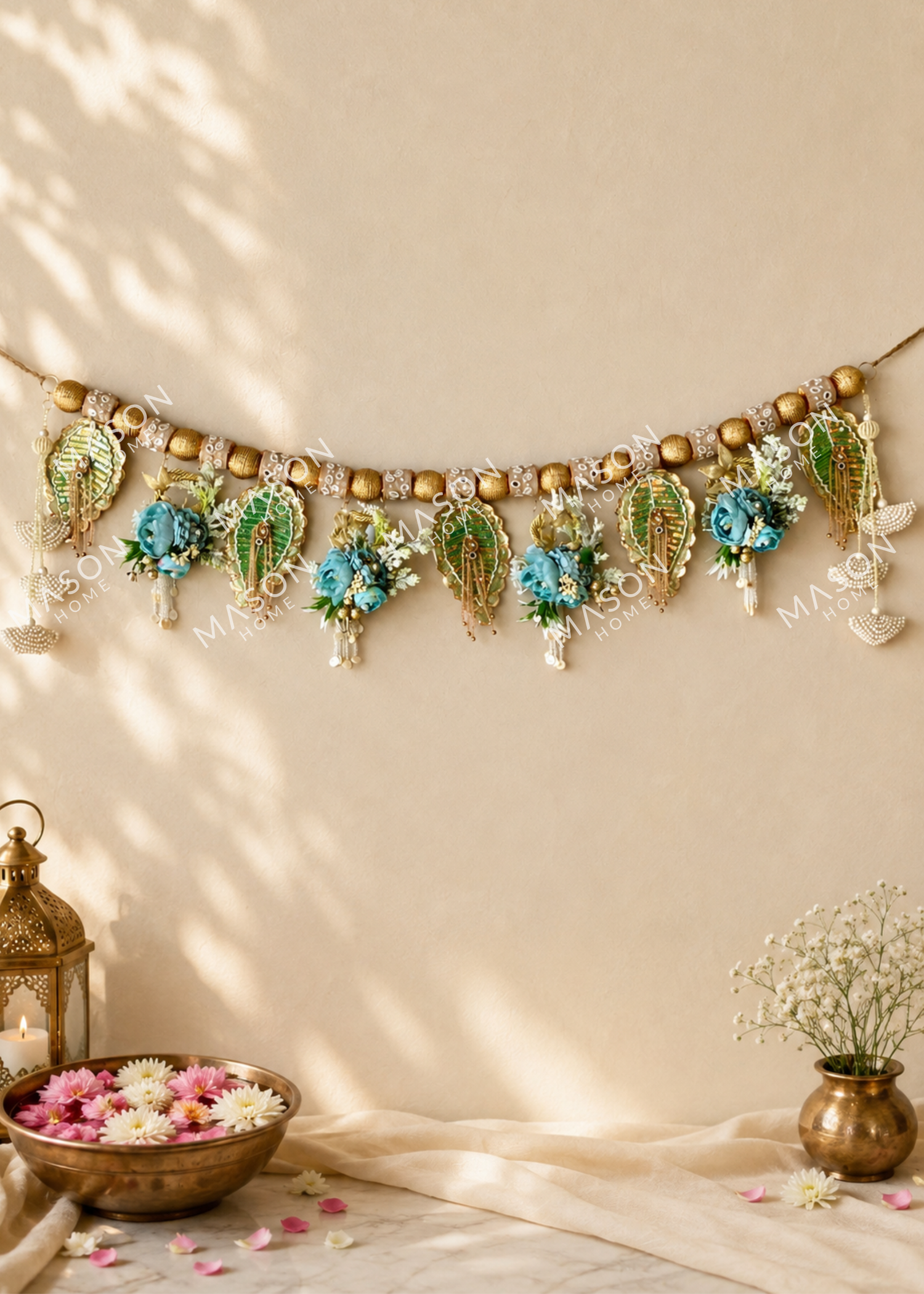 Festive Bluebell Leaf Toran