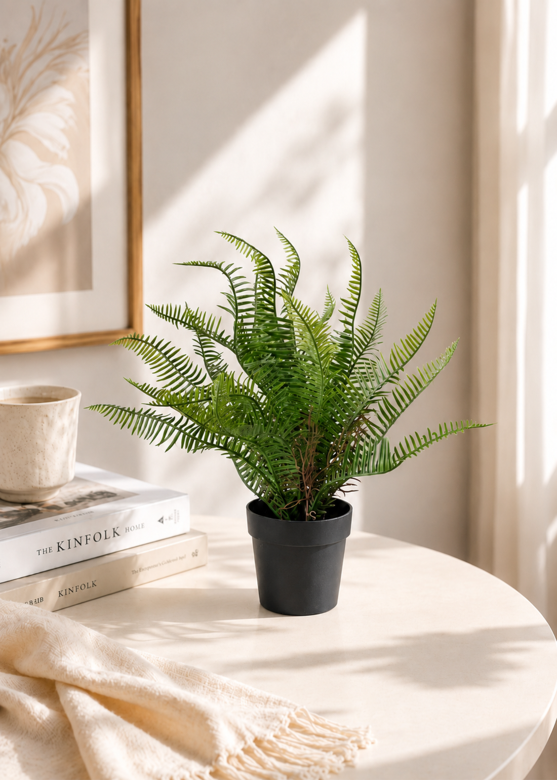 Artificial Sword Fern Plant - Feet