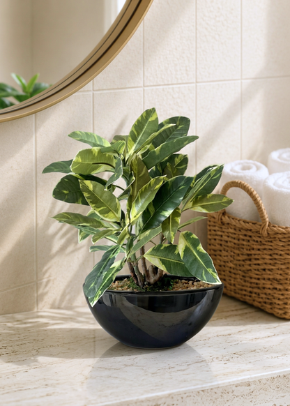 Artificial White Quercus Plant - 1 Feet