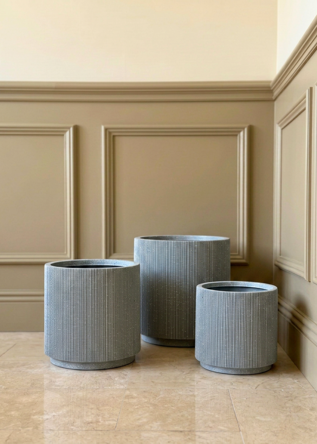 Panorama Fluted Planters