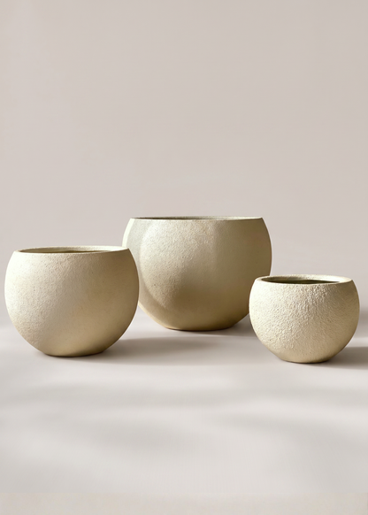 Lithos Planters - Beige