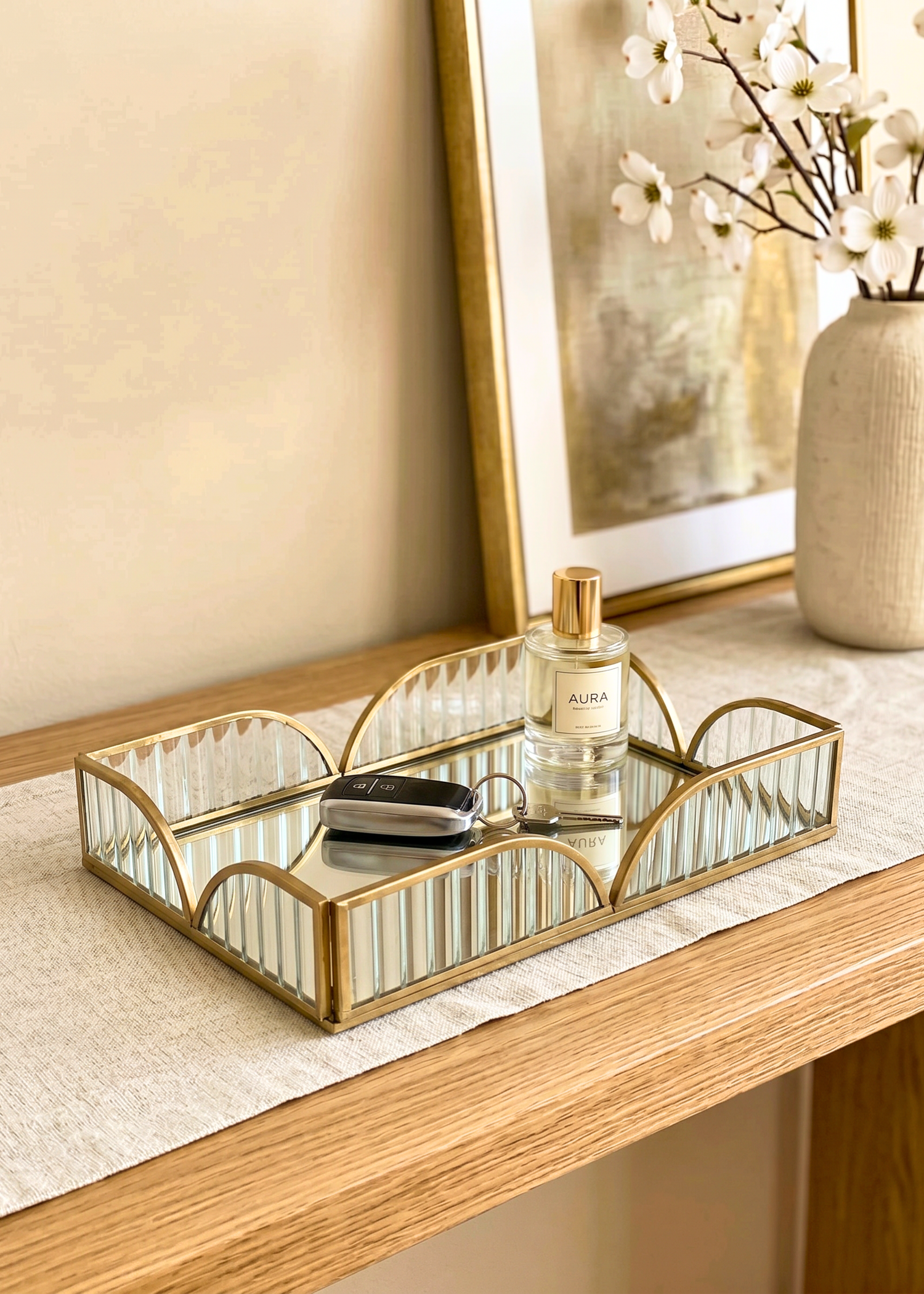 Milan Fluted Tray