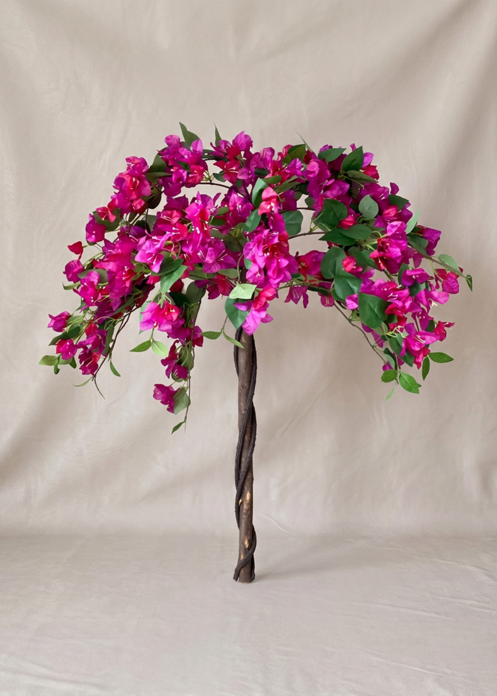 Artificial Pink Bougainvillea Plant - 3.5 Feet