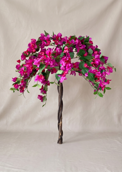 Artificial Pink Bougainvillea Plant - 3.5 Feet