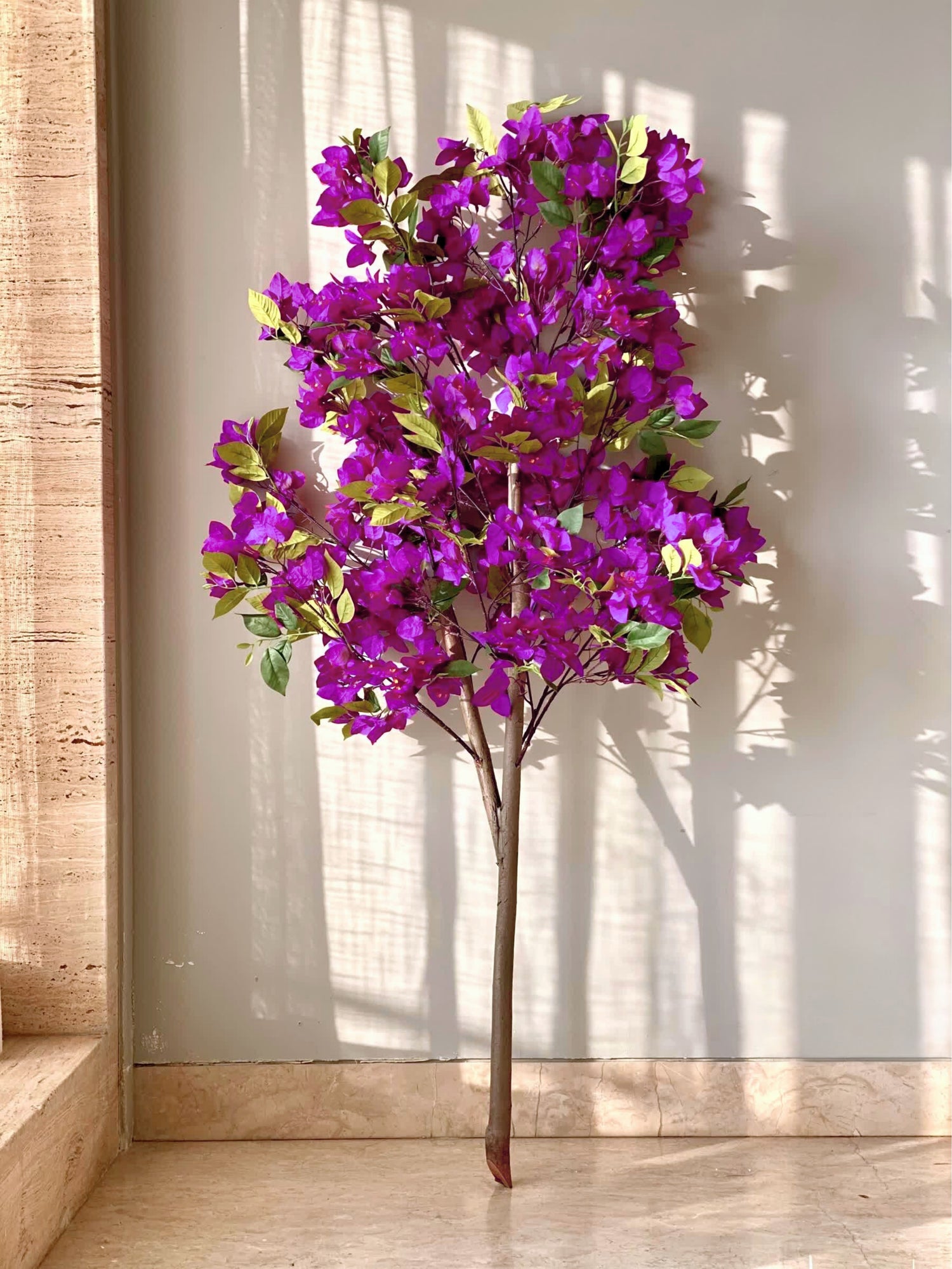 Artificial Purple Bougainvillea Plant - 5 Feet