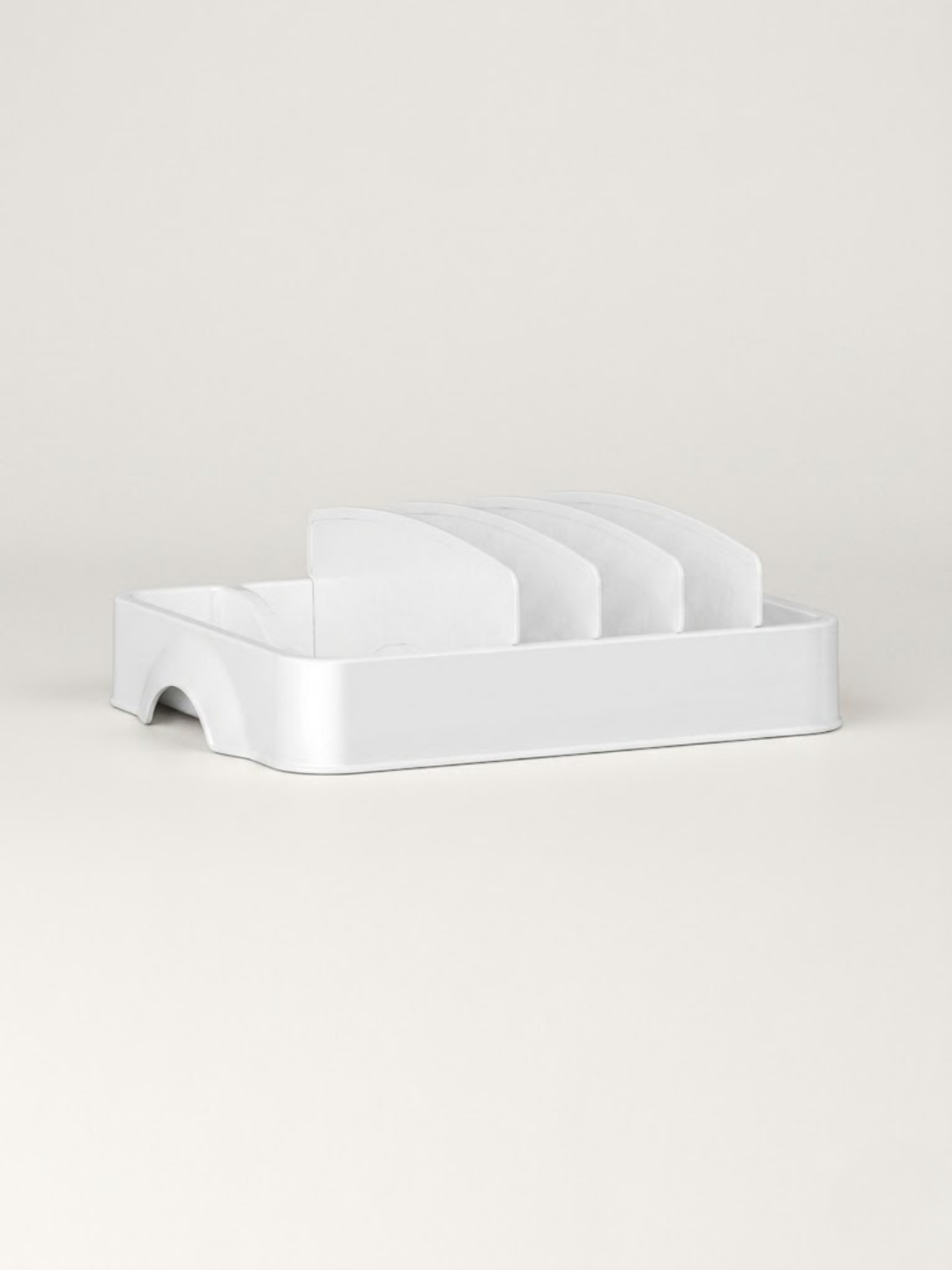 Food Container Lid Organizer - White