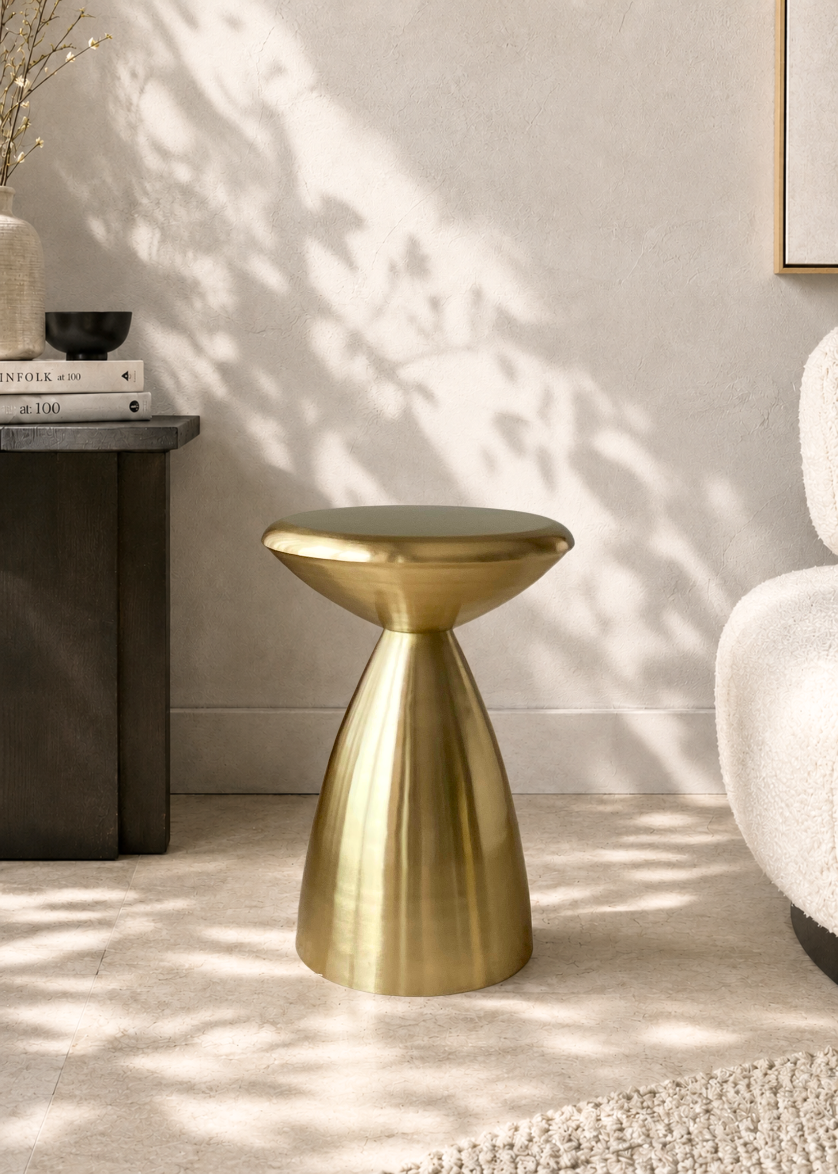 Monet Gold Side Table