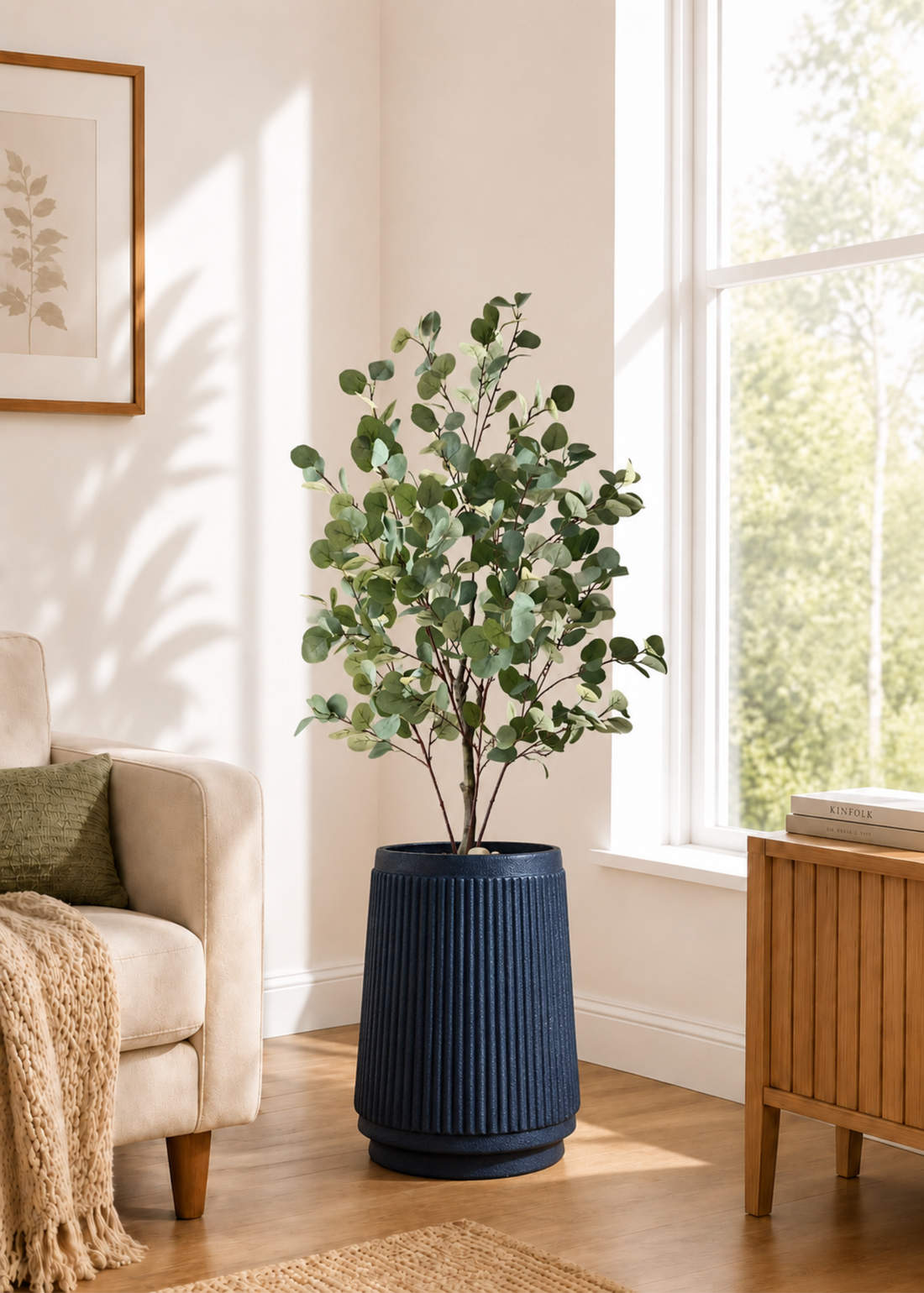 Artificial Eucalyptus Plant - 4 Feet