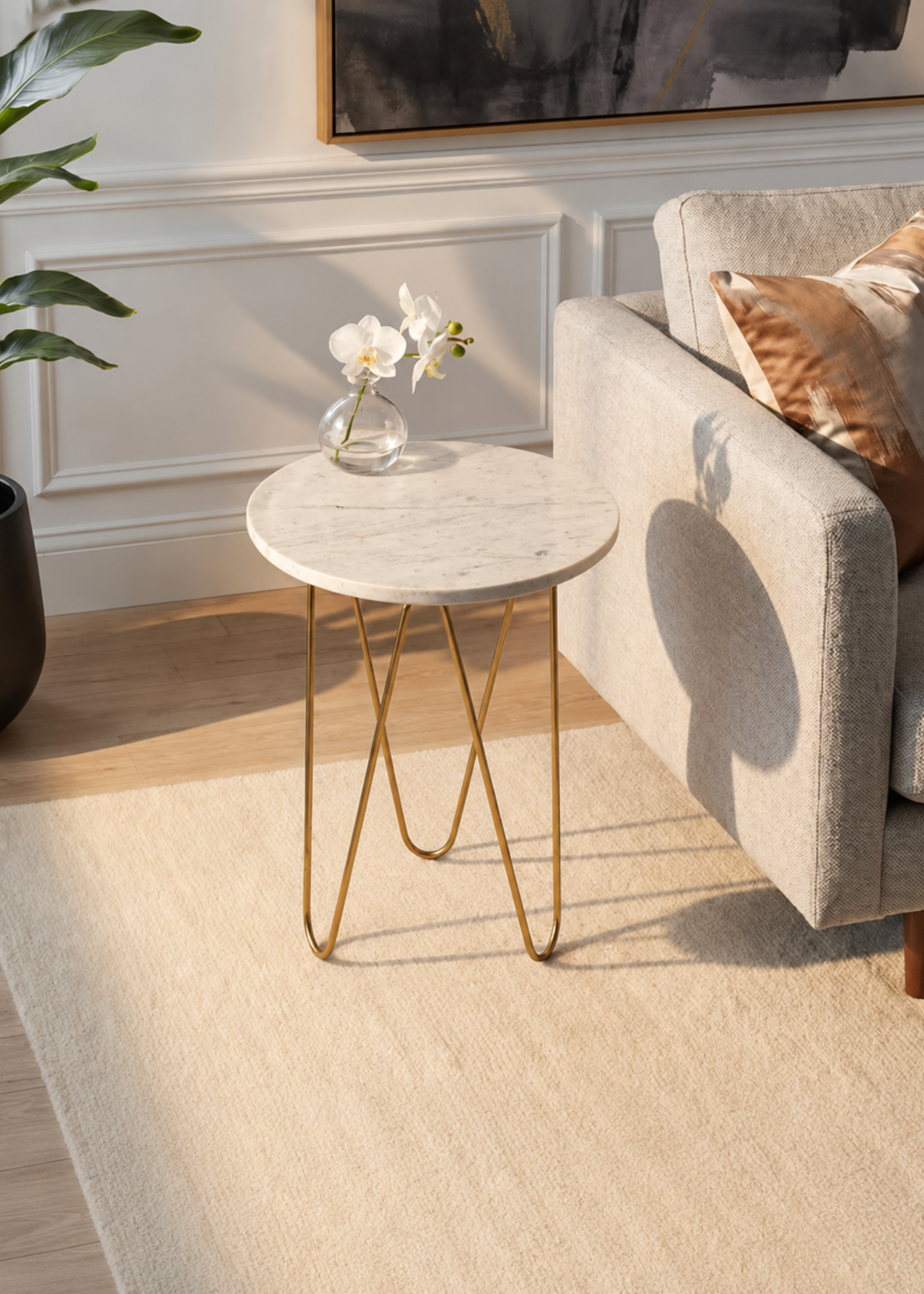 Halden Marble Side Table