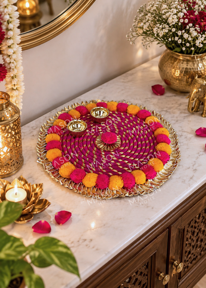 Utsav Bloom Pooja Thali