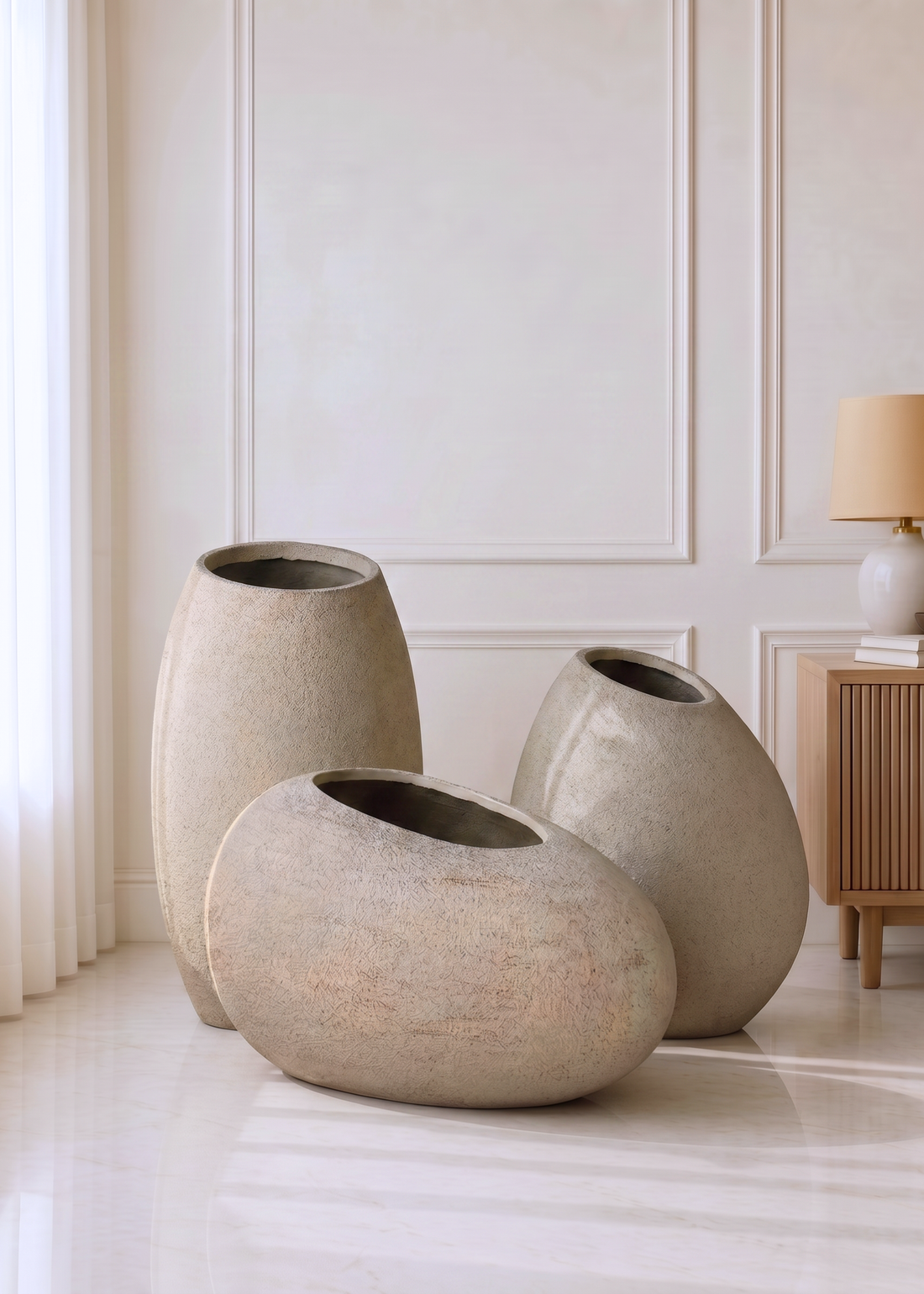 Acropolis Planter - Raw Terracotta