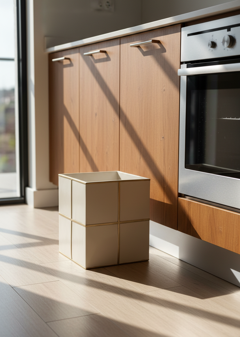 Axia Dustbin - Ivory