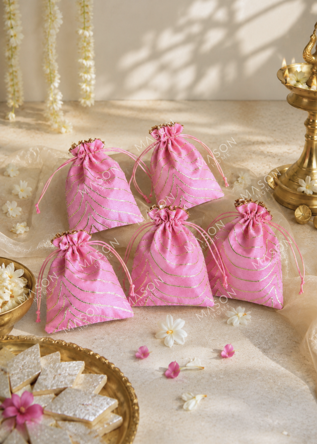 Noor Batwa Pink - Set of 5