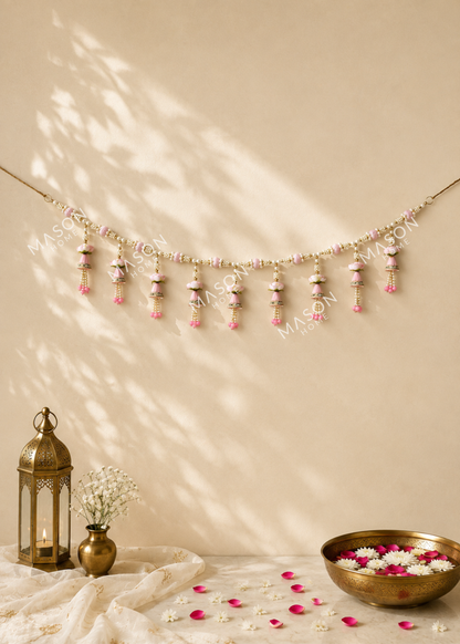 Festive Blush Bloom Toran