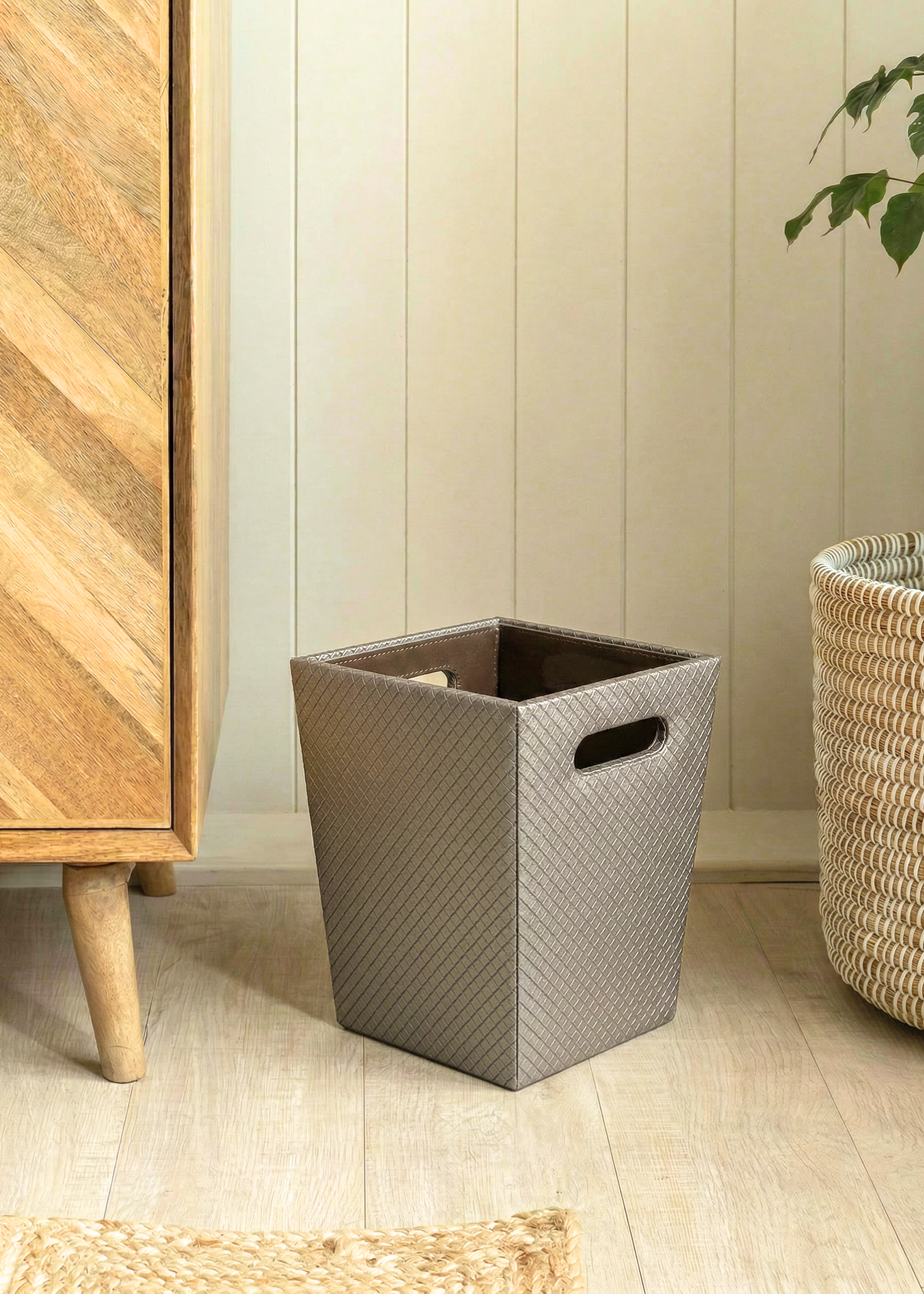 Braided Dustbin Grey