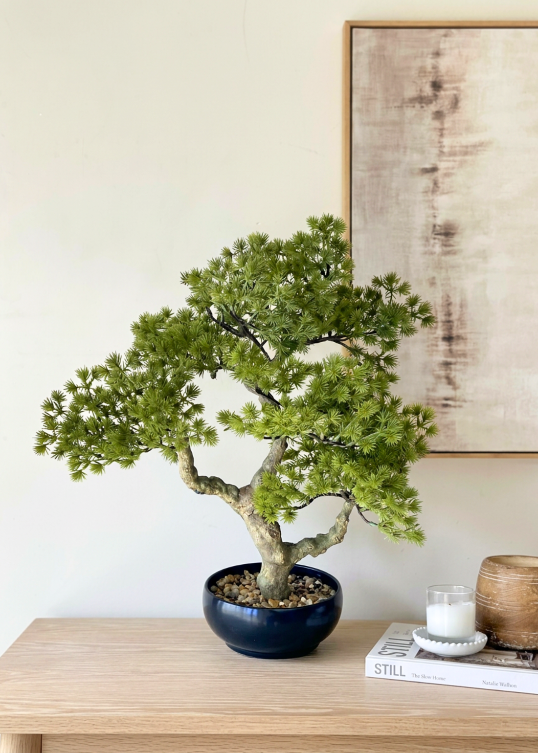 Artificial Shizen Bonsai Plant - 1.5 Feet