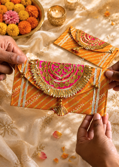Festive Zari Envelope YP - Set of 5