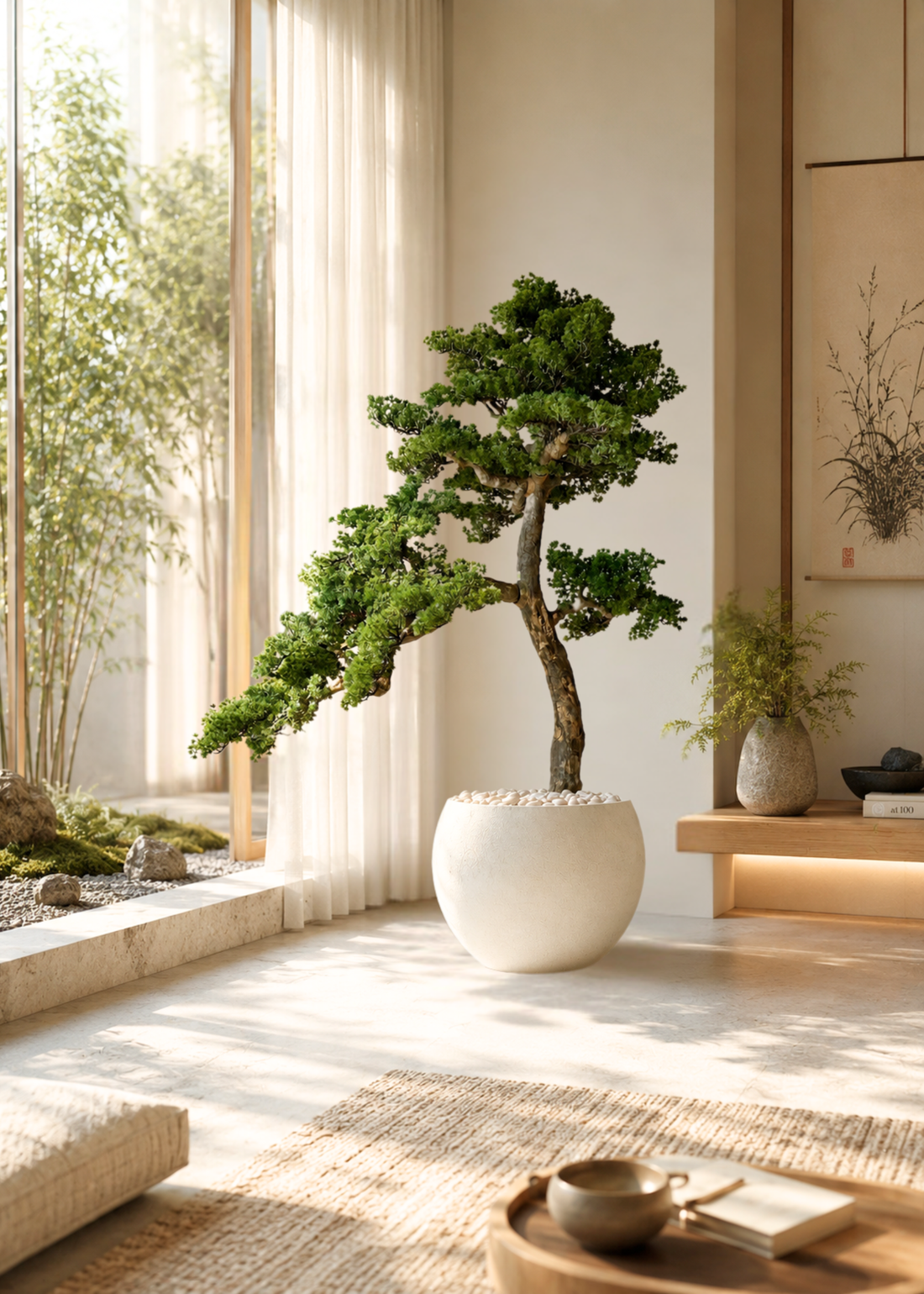 Artificial Zen Bonsai Plant - 5.5 Feet