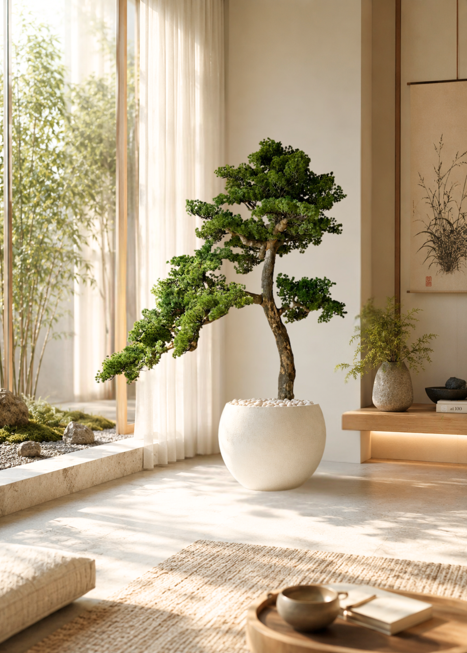 Artificial Zen Bonsai Plant - 5.5 Feet