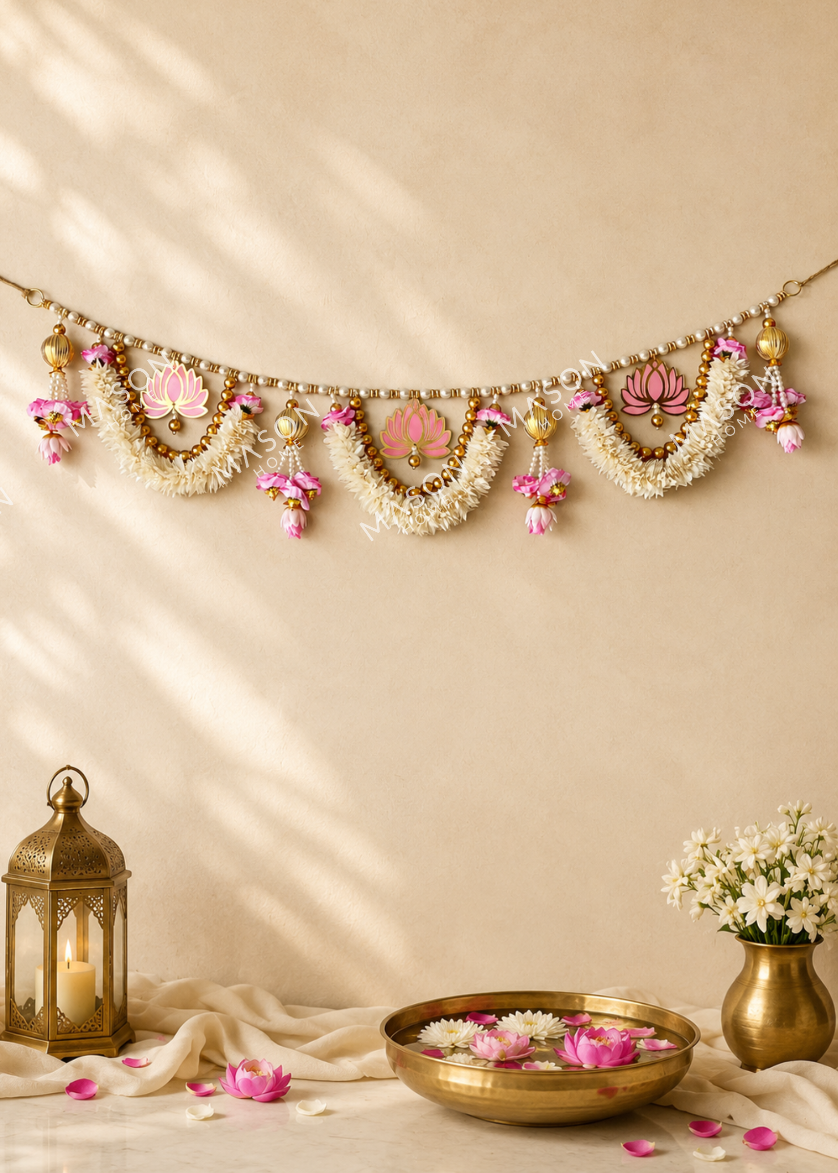 Festive Lotus Floral Toran