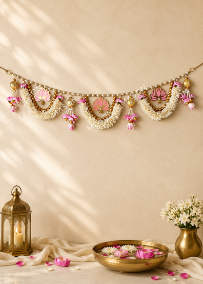 Festive Lotus Floral Toran