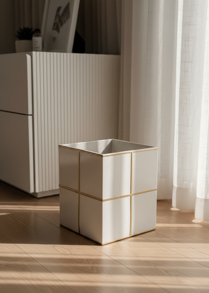 Axia Dustbin - Ivory