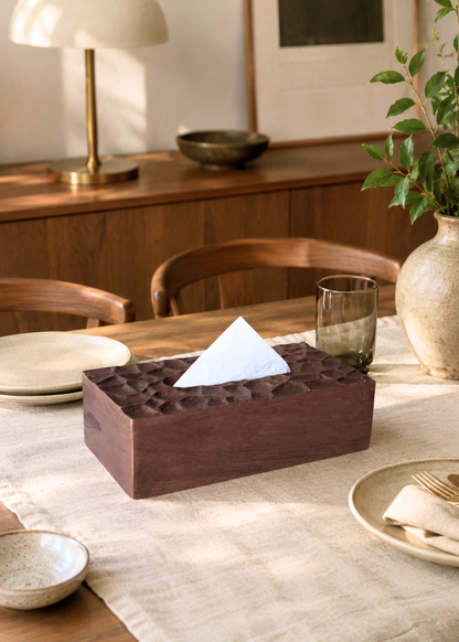 Terrain Wooden Tissue Box