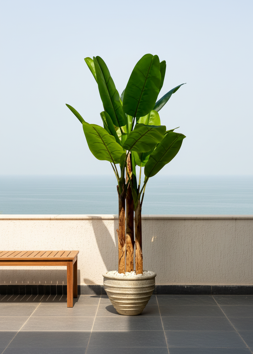 Artificial Giant Banana Plant - 8 Feet