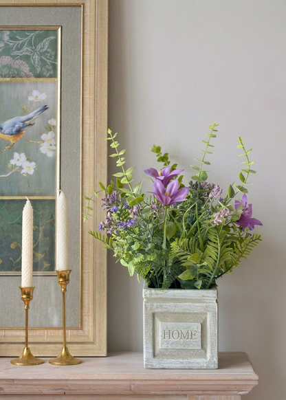 Artificial Lily Meadow Plant - Purple