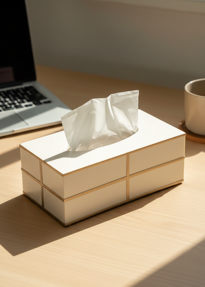 Axia Tissue Box - Ivory