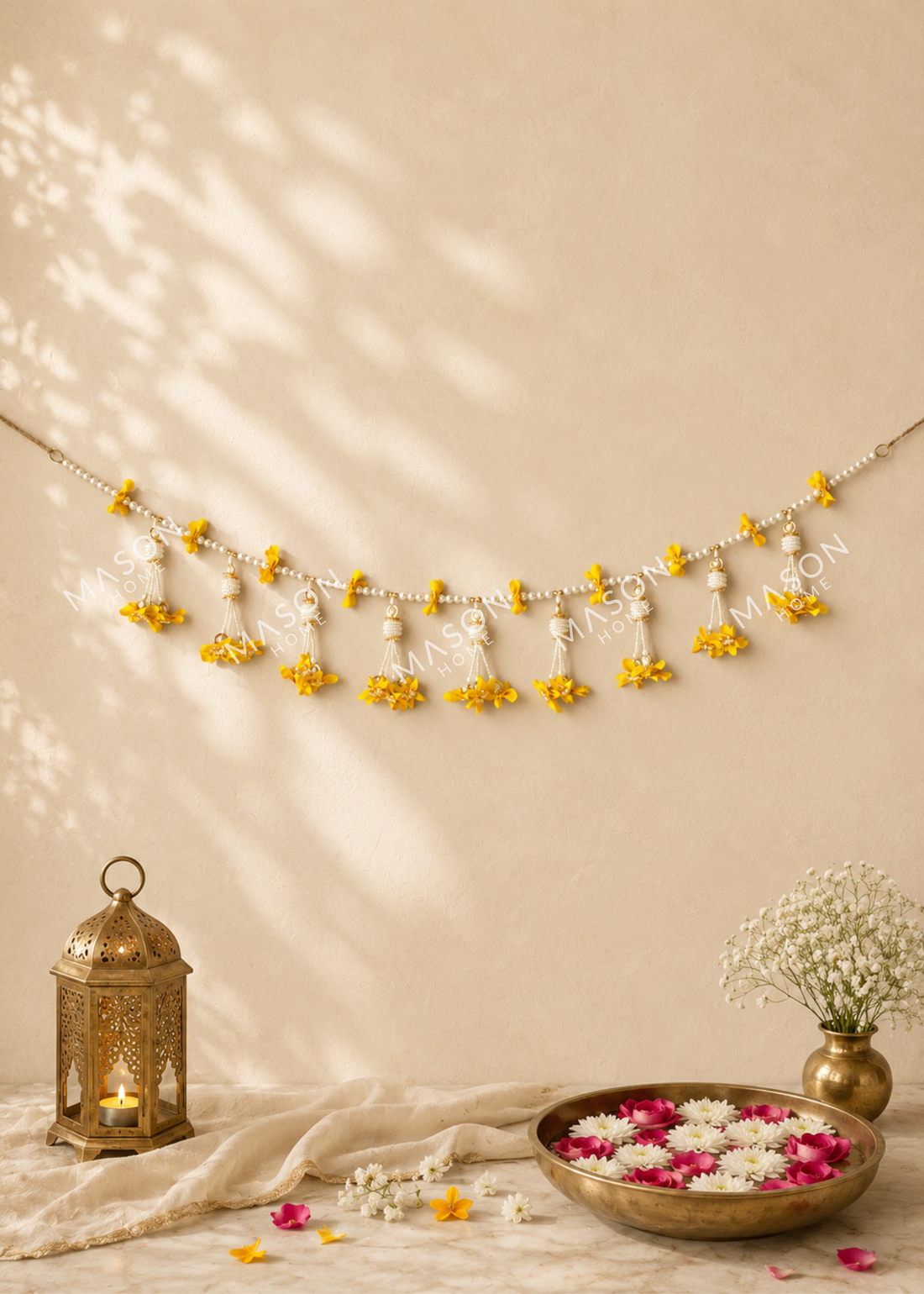 Festive Golden Petal Toran