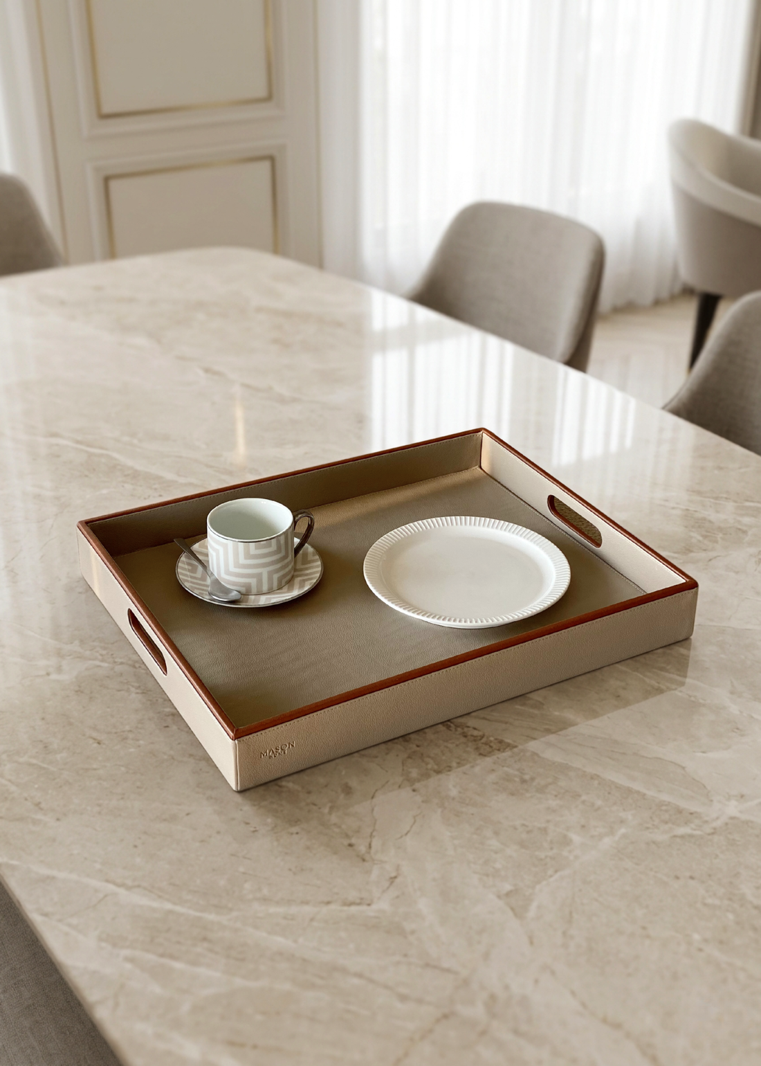 Naples Serving Tray - Taupe