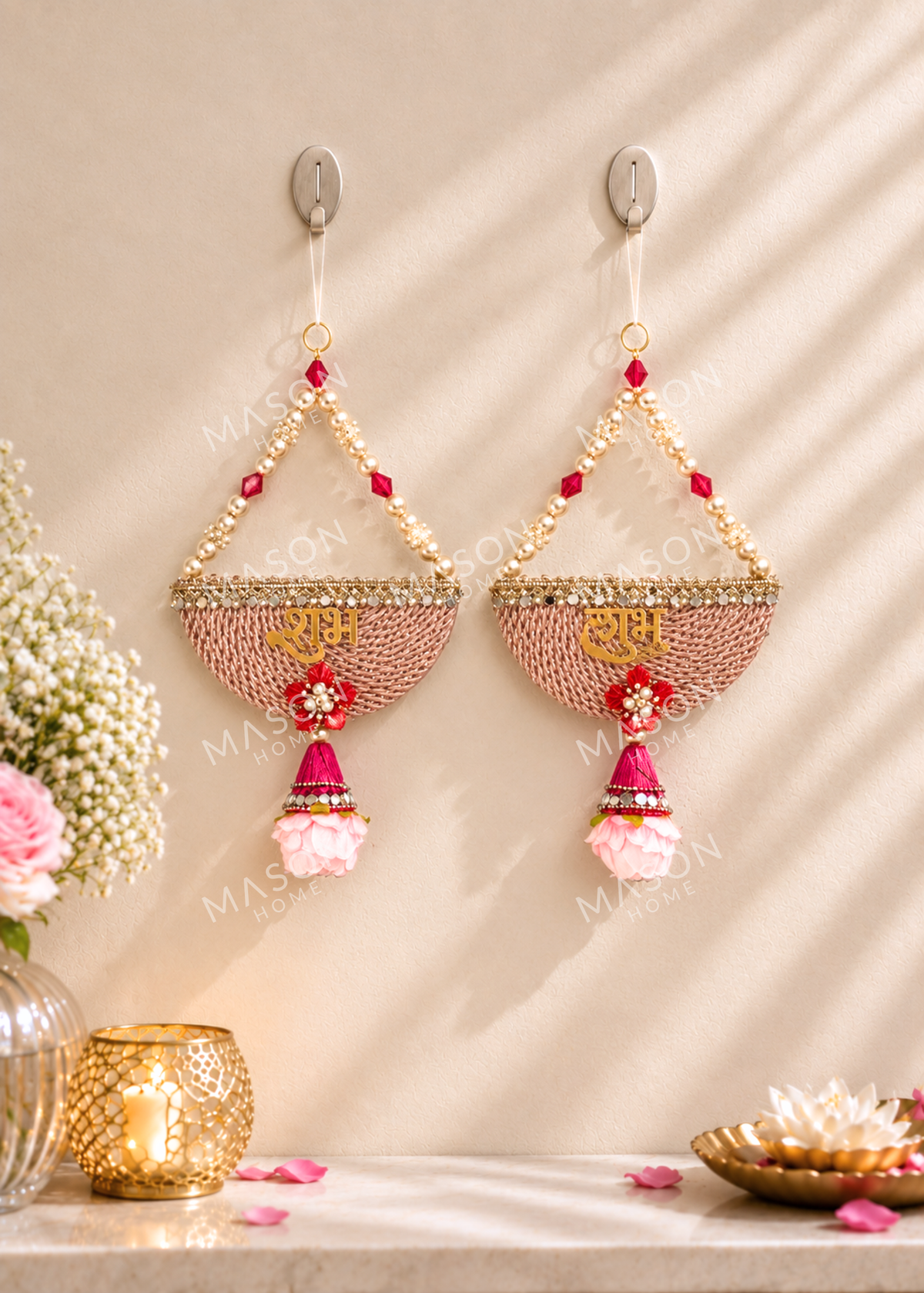 Festive Utsav Shubh Labh -  Pink
